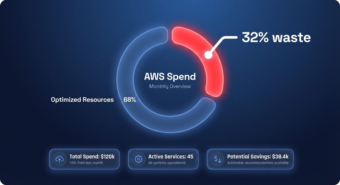AWS cost optimization: How to stop burning 32% of your cloud budget