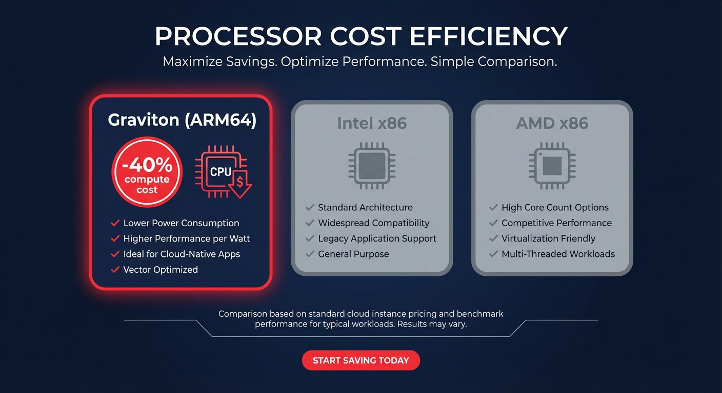 How Graviton can slash your AWS compute costs by 40% without sacrificing performance