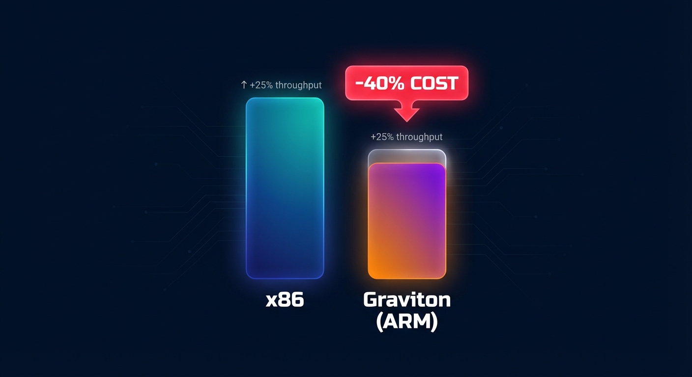 AWS ARM vs x86 pricing: Is Graviton really cheaper for your workload?
