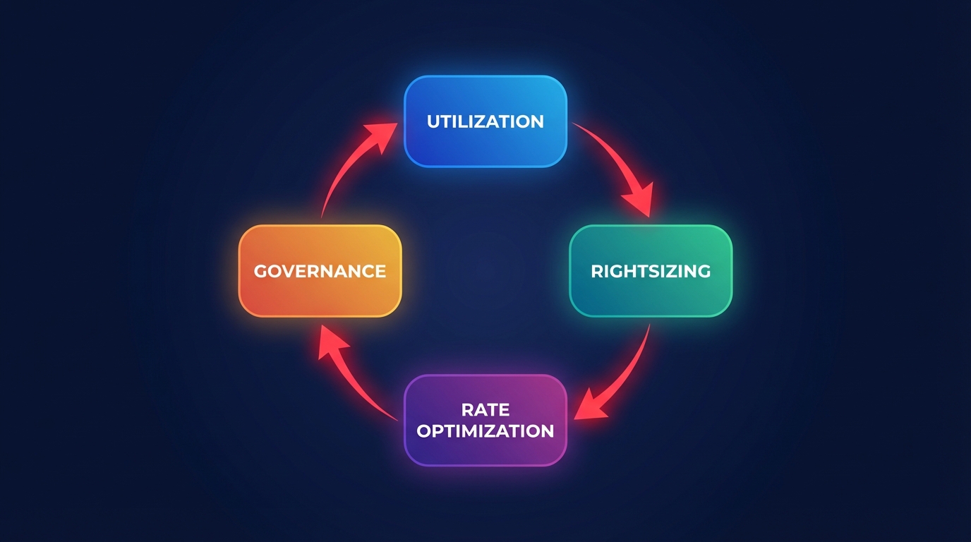 How to design an automated AWS optimization program that reduces spend by 40%