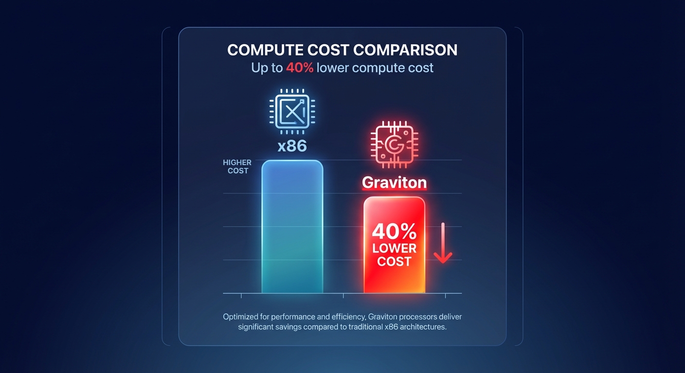 How Graviton instances slash compute costs by 40% while handling heavy load