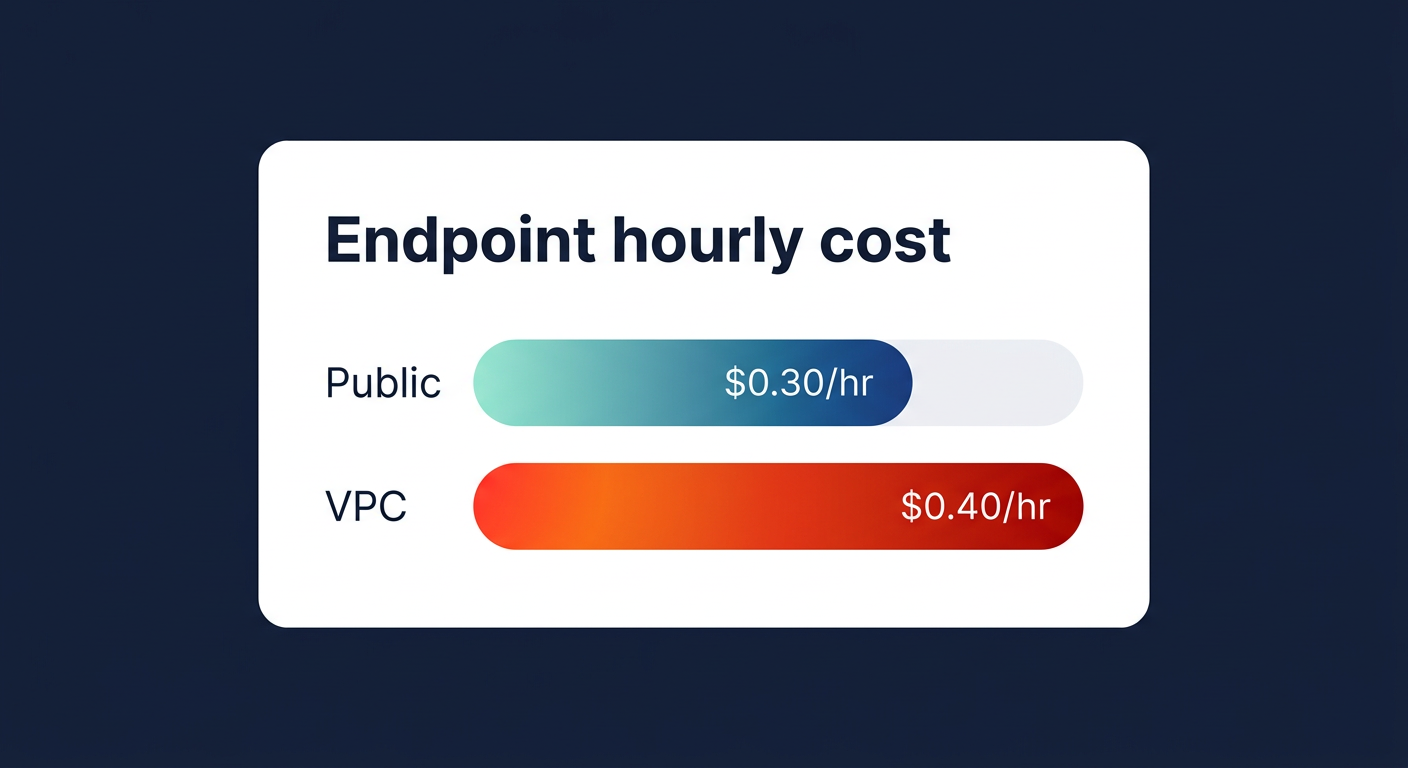 SFTP endpoint hourly cost