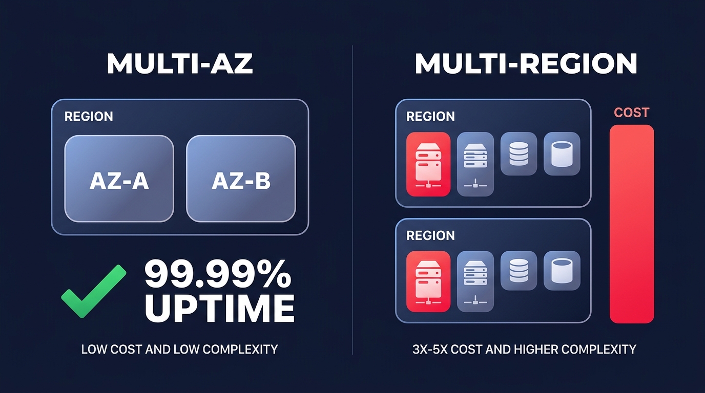 Multi-AZ vs multi-Region
