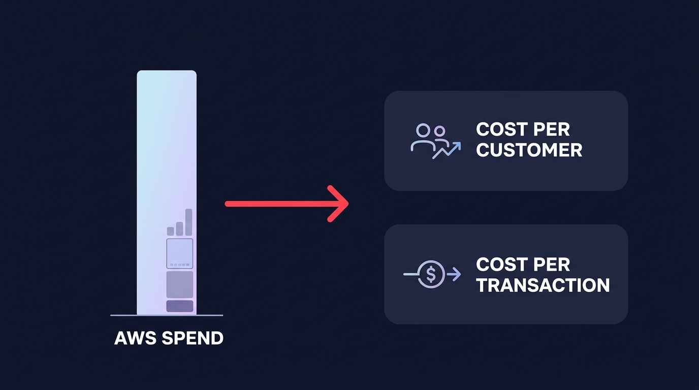AWS unit economics flow