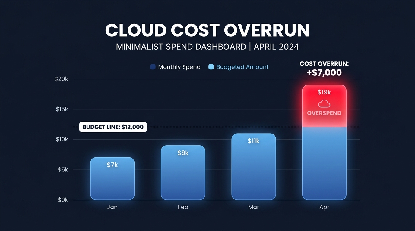 Cloud spend exceeds budget