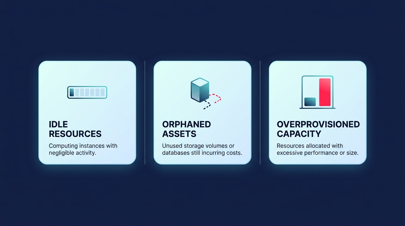 Three AWS waste types