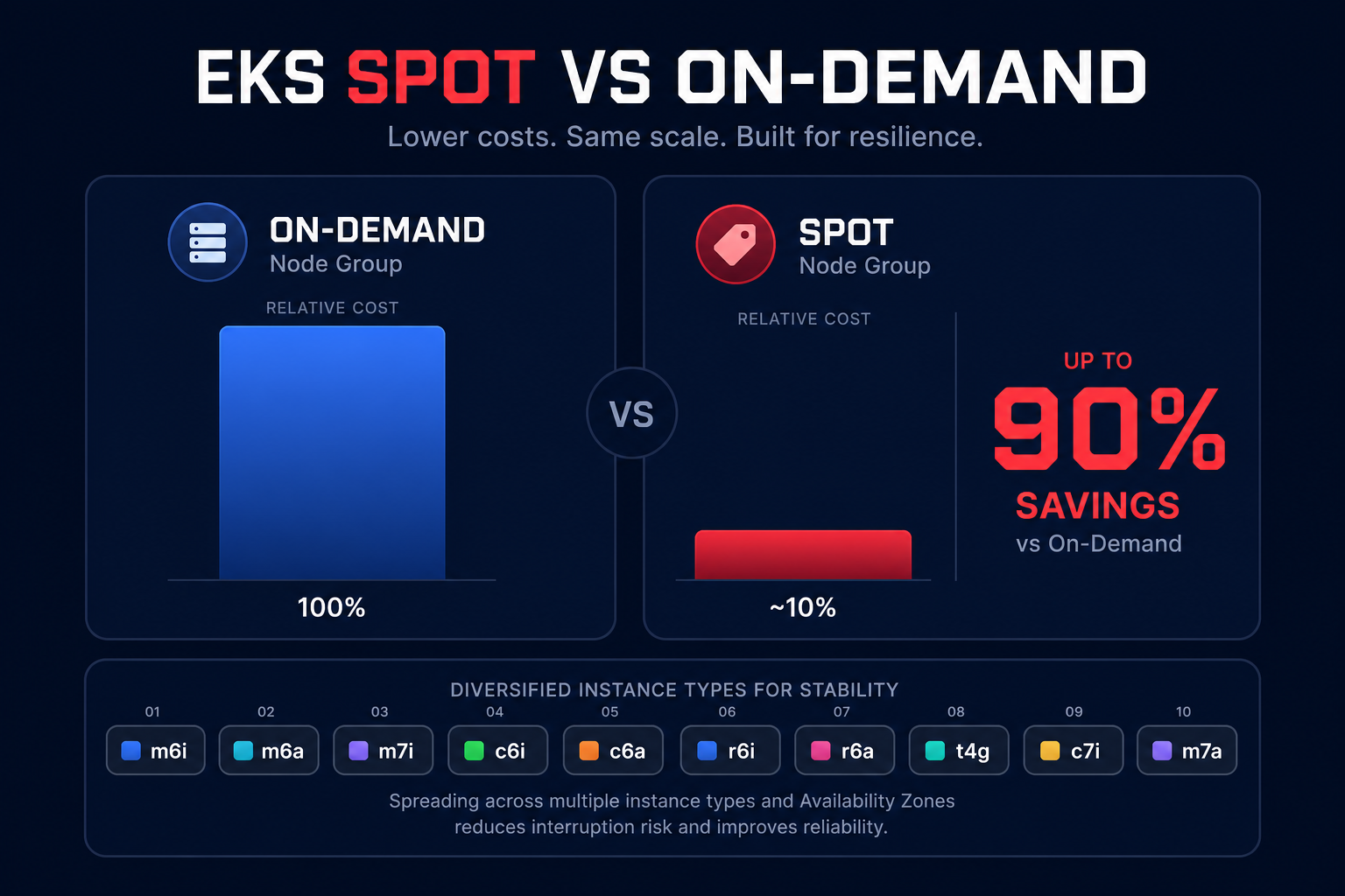 EKS Spot savings